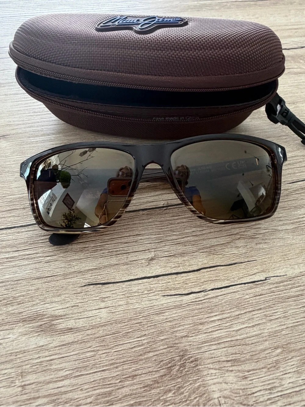 Maui Jim ONSHORE Chocolate Fade POLARIZED HCL Bronze Lens Sunglass H798-01